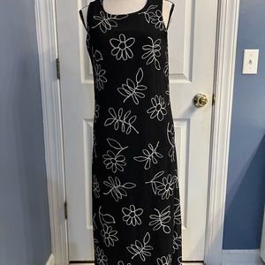Black dress with sheer Jacket. Size 8-10
